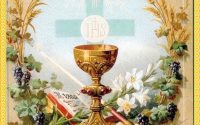 THE MOST HOLY BODY AND BLOOD OF CHRIST – June 19, 2022 Corpus Christi Chalice host